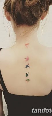 Фото тату птицы для девушек от 07.08.2018 №040 — bird tattoo for girls — tatufoto.com