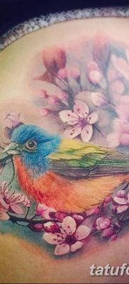 Фото тату птицы для девушек от 07.08.2018 №051 — bird tattoo for girls — tatufoto.com