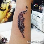 Фото тату птицы на запястье 17.08.2018 №143 - tattoo of a bird on the wrist - tatufoto.com