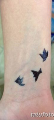 small birds tattoo Amazing Small Bird Tattoos Wrist 40 Elegant B