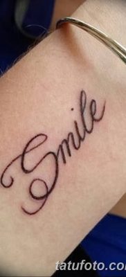 Фото тату улыбка 28.08.2018 №001 — tattoo smile — tatufoto.com