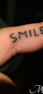 Фото тату улыбка 28.08.2018 №051 — tattoo smile — tatufoto.com