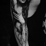 Фото черно-белые тату от 08.08.2018 №184 - black and white tattoos - tatufoto.com