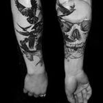 Фото черно-белые тату от 08.08.2018 №315 - black and white tattoos - tatufoto.com