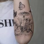 Фото черно-белые тату от 08.08.2018 №372 - black and white tattoos - tatufoto.com