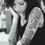 Фото черно-белые тату от 08.08.2018 №384 - black and white tattoos - tatufoto.com