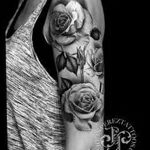 Фото черно-белые тату от 08.08.2018 №387 - black and white tattoos - tatufoto.com