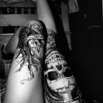 Фото черно-белые тату от 08.08.2018 №397 - black and white tattoos - tatufoto.com