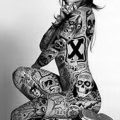 Фото черно-белые тату от 08.08.2018 №452 - black and white tattoos - tatufoto.com