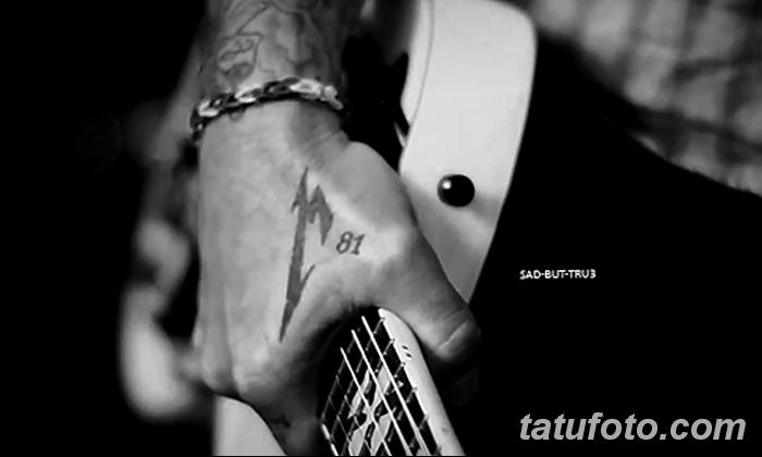 Фото Тату Джеймса Хэтф от 10.09.2018 № 107 - James Hatfield Tattoo - tatufo...