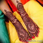 Фото Мехенди на голени от 17.09.2018 №021 - Mehendi on the lower leg - tatufoto.com