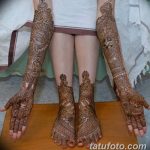 Фото Мехенди на голени от 17.09.2018 №024 - Mehendi on the lower leg - tatufoto.com