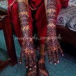 Фото Мехенди на голени от 17.09.2018 №037 - Mehendi on the lower leg - tatufoto.com