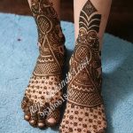 Фото Мехенди на голени от 17.09.2018 №059 - Mehendi on the lower leg - tatufoto.com
