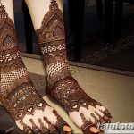 Фото Мехенди на голени от 17.09.2018 №062 - Mehendi on the lower leg - tatufoto.com