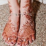 Фото Мехенди на голени от 17.09.2018 №079 - Mehendi on the lower leg - tatufoto.com