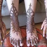 Фото Мехенди на голени от 17.09.2018 №122 - Mehendi on the lower leg - tatufoto.com