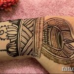 Фото Мехенди на запястье от 12.09.2018 №001 - Mehendi on the wrist - tatufoto.com