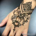 Фото Мехенди на запястье от 12.09.2018 №003 - Mehendi on the wrist - tatufoto.com