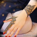 Фото Мехенди на запястье от 12.09.2018 №017 - Mehendi on the wrist - tatufoto.com