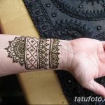 Фото Мехенди на запястье от 12.09.2018 №056 - Mehendi on the wrist - tatufoto.com