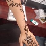 Фото Мехенди на запястье от 12.09.2018 №061 - Mehendi on the wrist - tatufoto.com