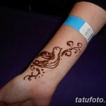 Фото Мехенди на запястье от 12.09.2018 №093 - Mehendi on the wrist - tatufoto.com