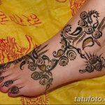 Фото Мехенди на ступне (рисунки хной) от 08.09.2018 №023 - Mehendi foot - tatufoto.com