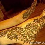 Фото Мехенди на ступне (рисунки хной) от 08.09.2018 №030 - Mehendi foot - tatufoto.com