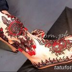Фото Мехенди на ступне (рисунки хной) от 08.09.2018 №071 - Mehendi foot - tatufoto.com