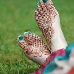 Фото Мехенди на ступне (рисунки хной) от 08.09.2018 №186 - Mehendi foot - tatufoto.com