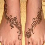 Фото Мехенди на ступне (рисунки хной) от 08.09.2018 №318 - Mehendi foot - tatufoto.com