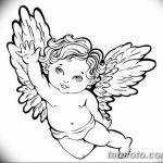 Фото Эскиз тату купидон от 11.09.2018 №016 - Sketch of tattoo cupid - tatufoto.com