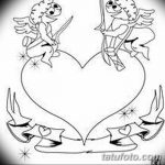 Фото Эскиз тату купидон от 11.09.2018 №026 - Sketch of tattoo cupid - tatufoto.com