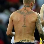 Фото тату Дэвида Бекхэма от 17.09.2018 №001 - tattoo of David Beckham - tatufoto.com