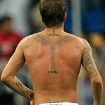 Фото тату Дэвида Бекхэма от 17.09.2018 №011 - tattoo of David Beckham - tatufoto.com