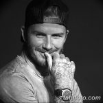 Фото тату Дэвида Бекхэма от 17.09.2018 №012 - tattoo of David Beckham - tatufoto.com