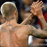 Фото тату Дэвида Бекхэма от 17.09.2018 №022 - tattoo of David Beckham - tatufoto.com