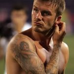 Фото тату Дэвида Бекхэма от 17.09.2018 №023 - tattoo of David Beckham - tatufoto.com