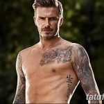 Фото тату Дэвида Бекхэма от 17.09.2018 №050 - tattoo of David Beckham - tatufoto.com