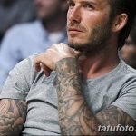 Фото тату Дэвида Бекхэма от 17.09.2018 №057 - tattoo of David Beckham - tatufoto.com