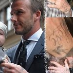 Фото тату Дэвида Бекхэма от 17.09.2018 №060 - tattoo of David Beckham - tatufoto.com