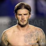 Фото тату Дэвида Бекхэма от 17.09.2018 №061 - tattoo of David Beckham - tatufoto.com