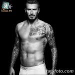 Фото тату Дэвида Бекхэма от 17.09.2018 №087 - tattoo of David Beckham - tatufoto.com