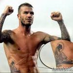 Фото тату Дэвида Бекхэма от 17.09.2018 №092 - tattoo of David Beckham - tatufoto.com
