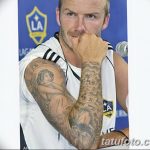 Фото тату Дэвида Бекхэма от 17.09.2018 №103 - tattoo of David Beckham - tatufoto.com
