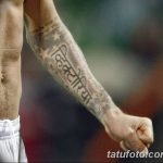 Фото тату Дэвида Бекхэма от 17.09.2018 №105 - tattoo of David Beckham - tatufoto.com