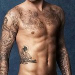 Фото тату Дэвида Бекхэма от 17.09.2018 №106 - tattoo of David Beckham - tatufoto.com