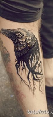 Фото тату ворон от 15.09.2018 №121 — raven tattoos — tatufoto.com