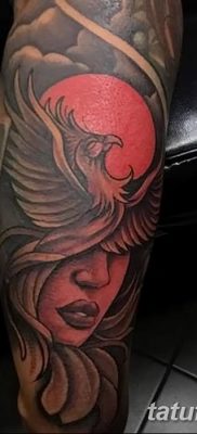 Фото тату ворон от 15.09.2018 №123 — raven tattoos — tatufoto.com